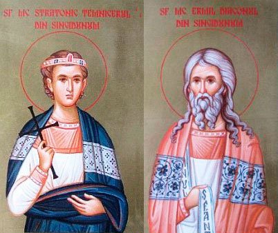 Sfinţii Mucenici Ermil şi Stratonic; Sfântul Ierarh Iacob, Episcop de Nisibe 46263