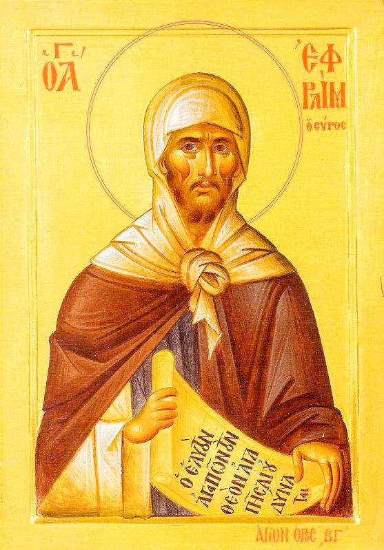 Sfinţii Cuvioşi Efrem Sirul, Isaac Sirul, Paladie şi Iacob Sihastrul 45496