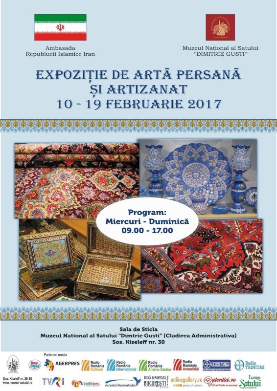 Obiecte persane de artizanat în expoziție la București  44666