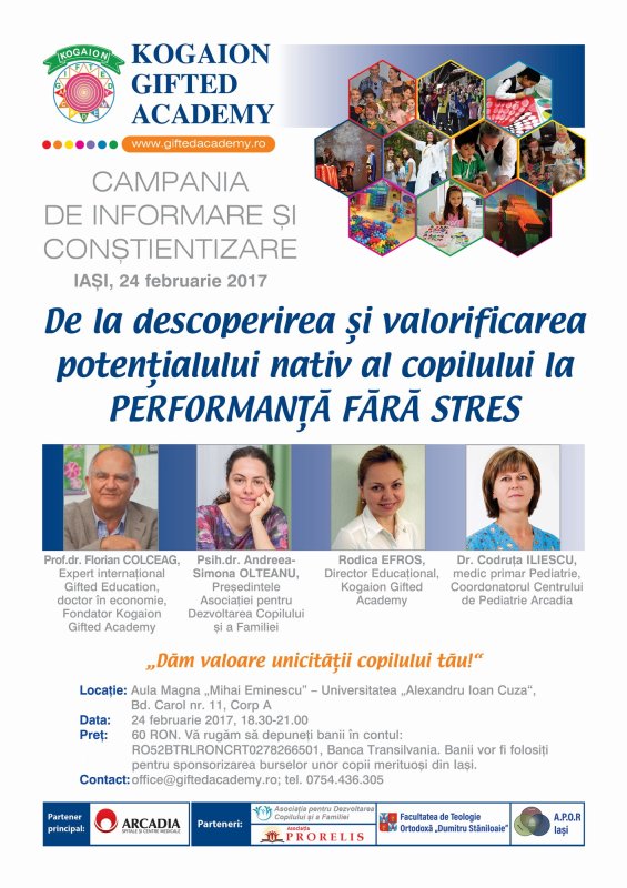 „De la descoperirea şi valorificarea potenţialului nativ al copilului la PERFORMANŢĂ FĂRĂ STRES“ 44079