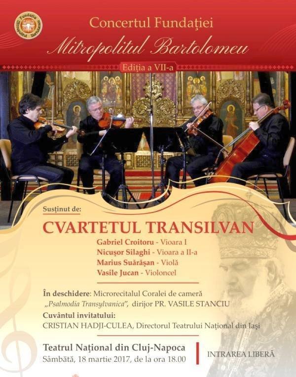 Primăvara culturală a Fundaţiei „Mitropolitul Bartolomeu” 43560