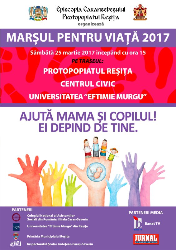 Marșul pentru viață în orașele bănățene 42417