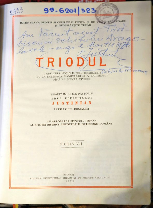 Dragoslavele Patriarhului Justinian 42515