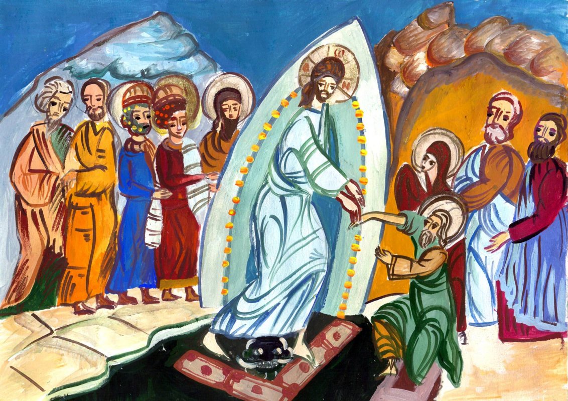 Învierea Domnului  prin ochi și minte de copil 41023