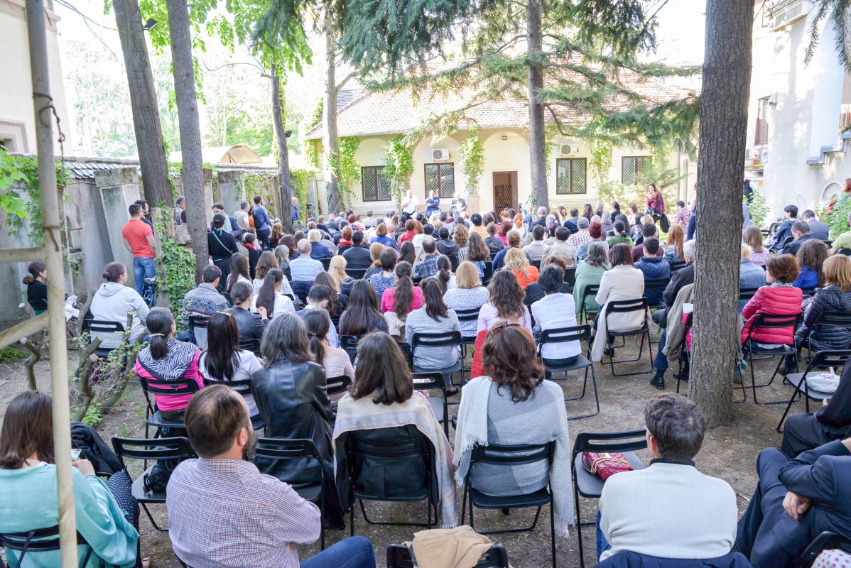 Conferință despre Athos la Institutul Cultural Român 40403