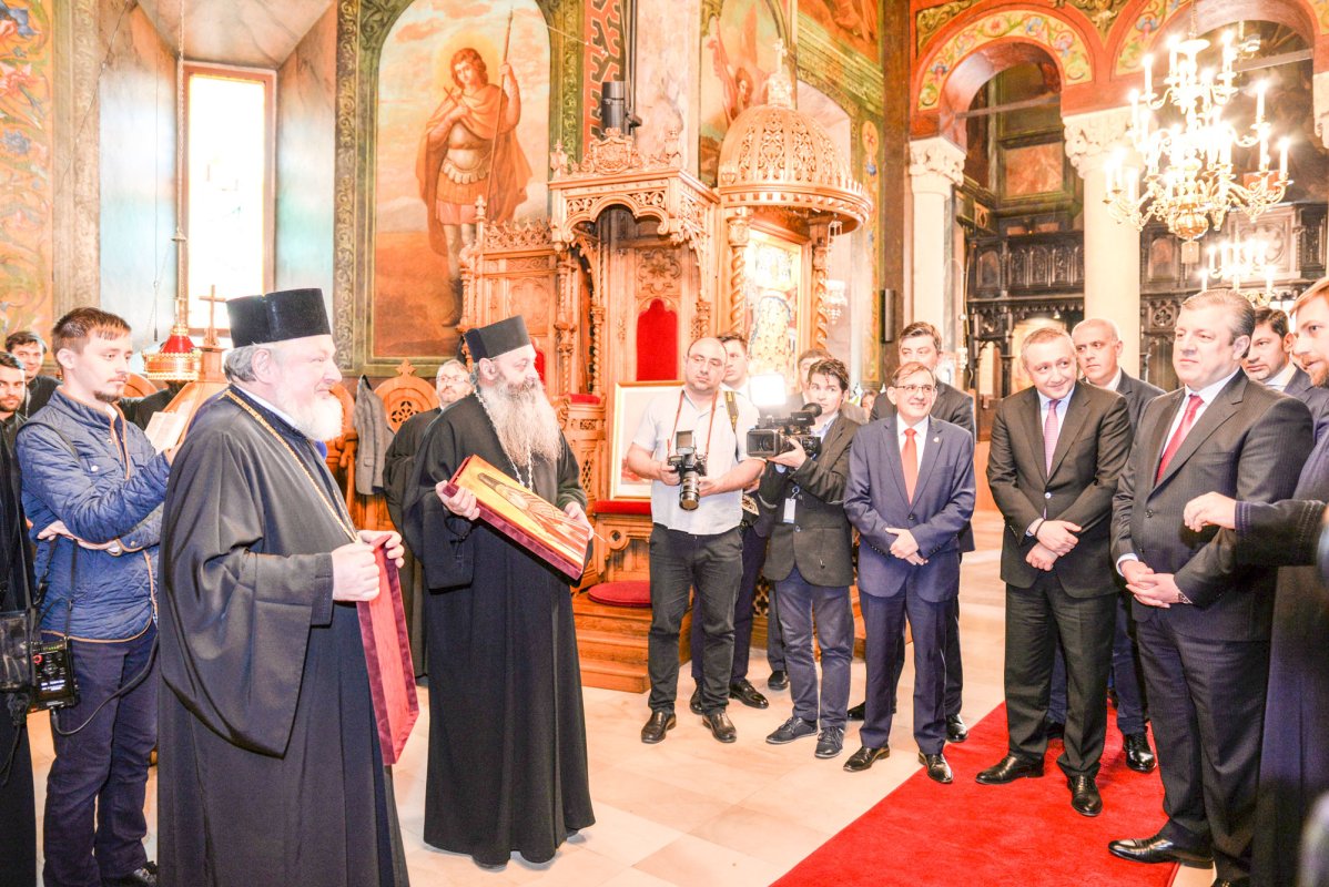 Prim-ministrul Georgiei la Mănăstirea Antim 40406