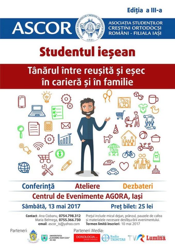 Provocare lansată tinerilor de ASCOR Iaşi: Studentul ieşean 39619