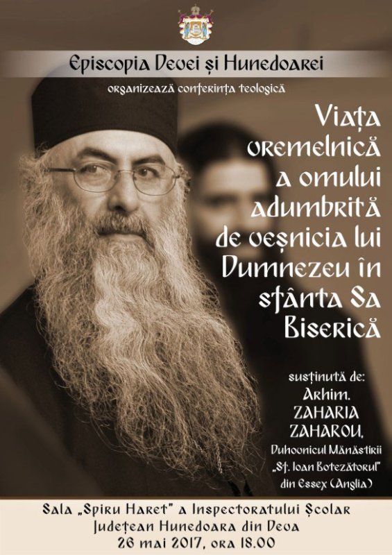 Arhim. Zaharia Zaharou conferenţiază la Deva 39525
