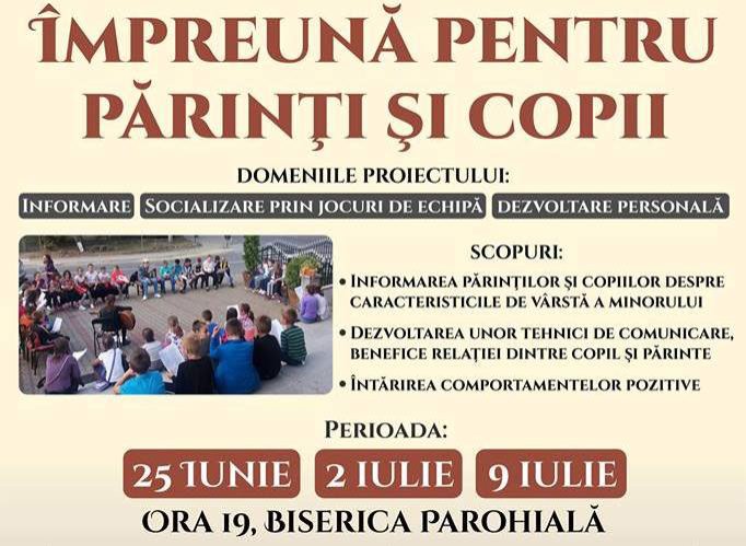 Proiectul „Împreună pentru părinți și copii”, la Bistriţa 37081