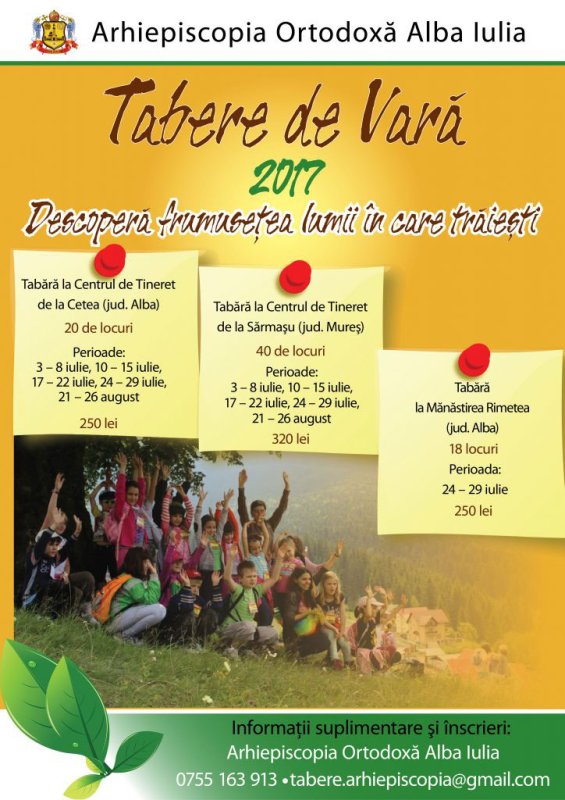 Tabere de vară în Arhiepsicopia Alba Iulia 37082