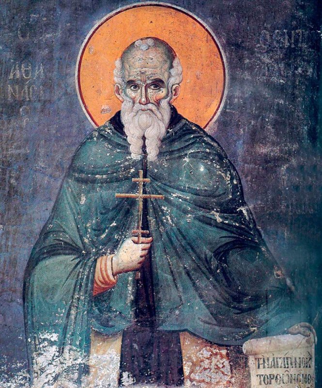 † Sfântul Cuvios Atanasie Atonitul; Sfântul Cuvios Lampadie 36396