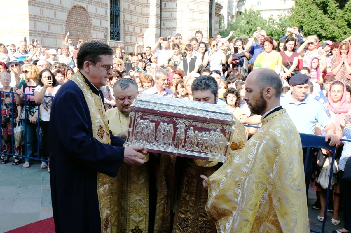 Racla cu moaștele Sfântului Antonie a fost sfințită 36298