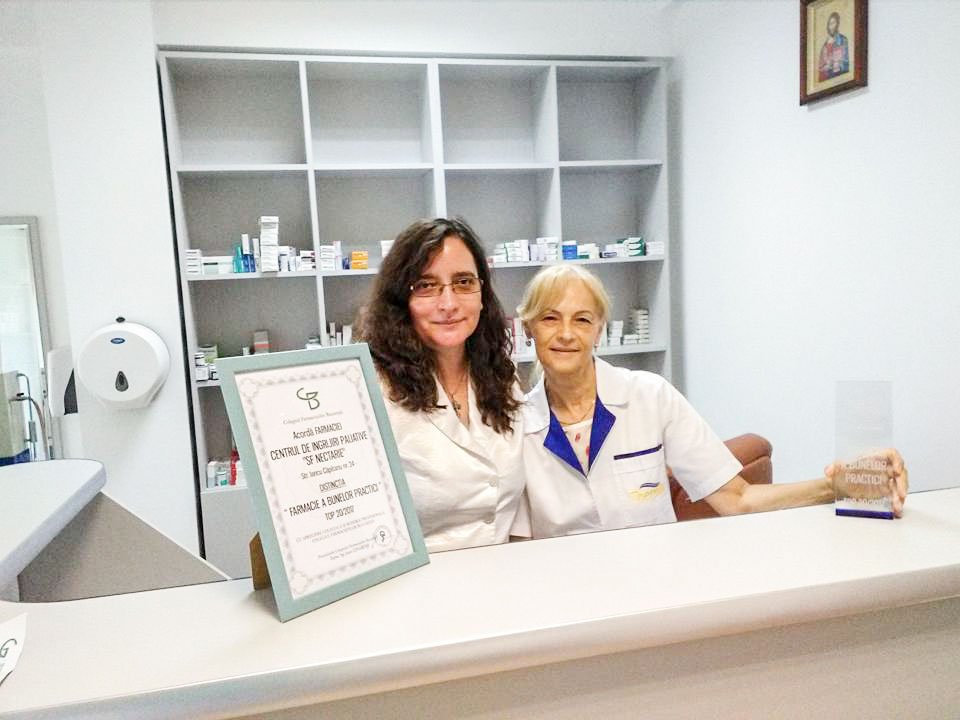 Distincţie pentru farmacia Centrului „Sfântul Nectarie” 36114