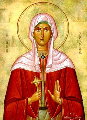 Sfânta Mare Muceniţă Hristina; Sfântul Mucenic Ermoghen 35157