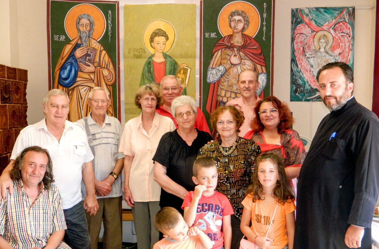 Vernisajul expoziției de pictură „Artă și credință” la Bocșa 34944