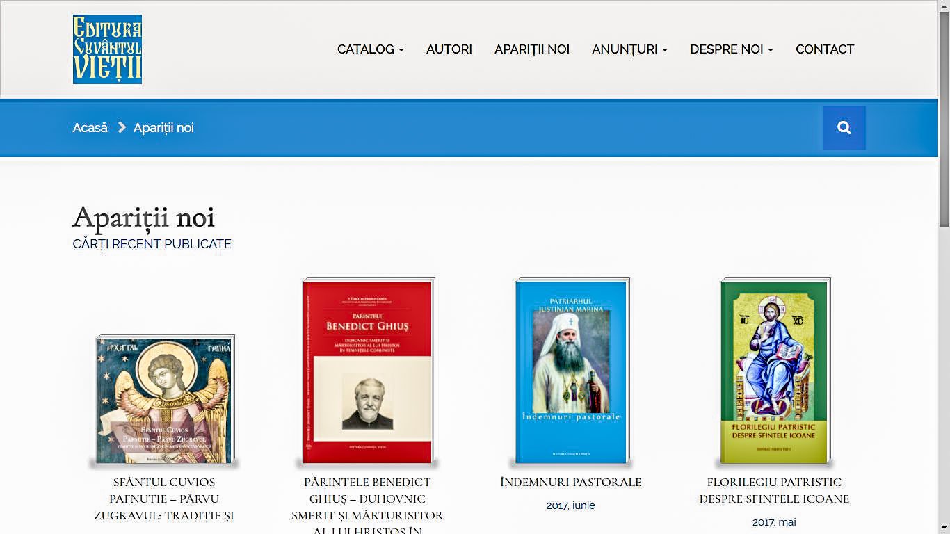 A fost lansat site-ul Editurii Cuvântul Vieții 33466