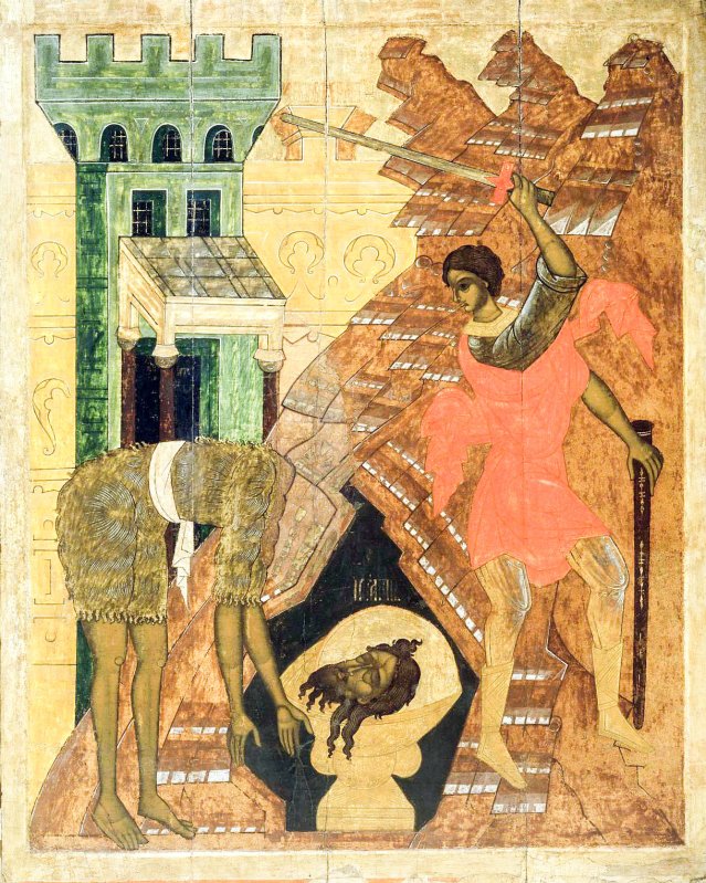 † Tăierea capului Sfântului Proroc Ioan Botezătorul (Post) 33038