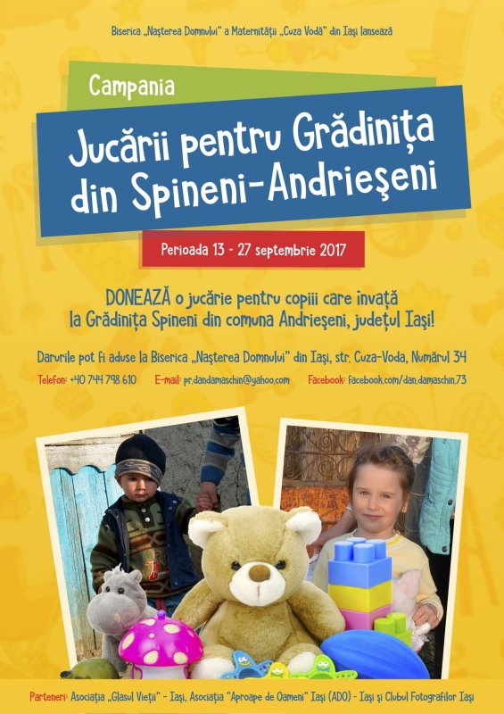 „Jucării pentru grădiniţa din Spineni - Andrieşeni“ 32052