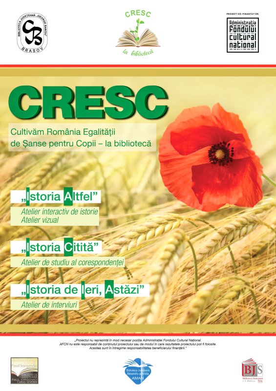 Lansarea proiectului „CRESC la Bibliotecă” 32078