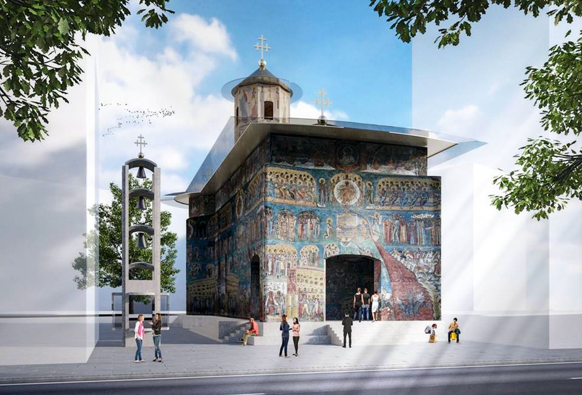 Temelie sfântă pentru o nouă poartă a cerului 31827