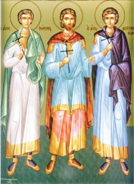 Sfinţii Mucenici Trofim, Savatie şi Dorimedont 31761