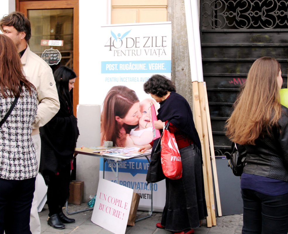 Campania „40 de zile pentru viaţă” la Cluj-Napoca 31255