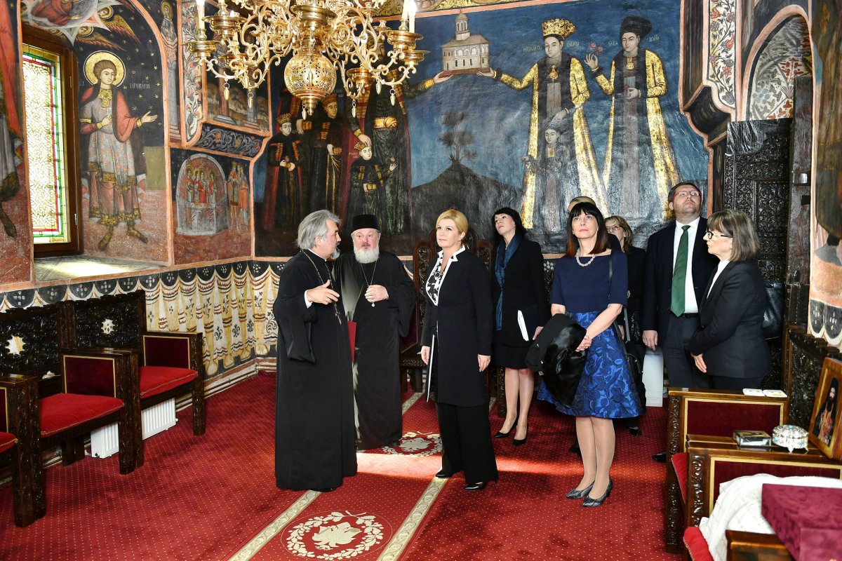 Preşedintele Republicii Croaţia în vizită la Patriarhia Română 30880