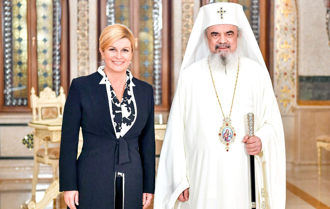 Preşedintele Republicii Croaţia în vizită la Patriarhia Română 30882