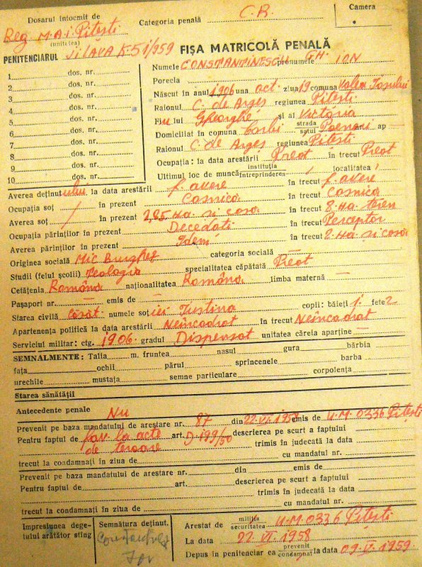 Părintele Ioan Constantinescu din Poenărei, martirizat de Securitatea comunistă 30392