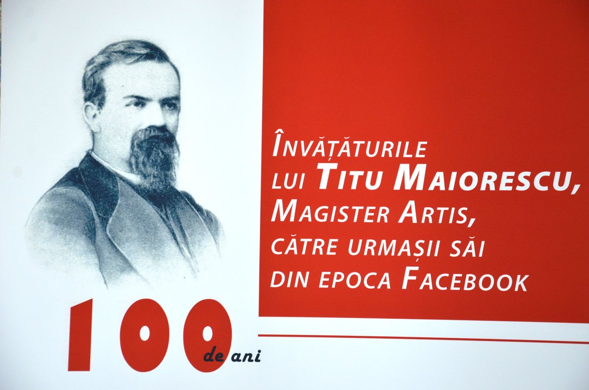 Simpozionul „Învățăturile lui Titu Maiorescu, Magister Artis, către urmașii săi din epoca Facebook”, la Timișoara 30370