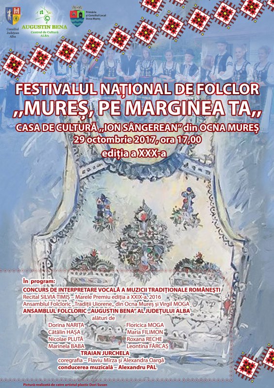 „Mureş pe marginea ta” - festival de folclor la Ocna Mureș, la ediția a XXX-a 29345