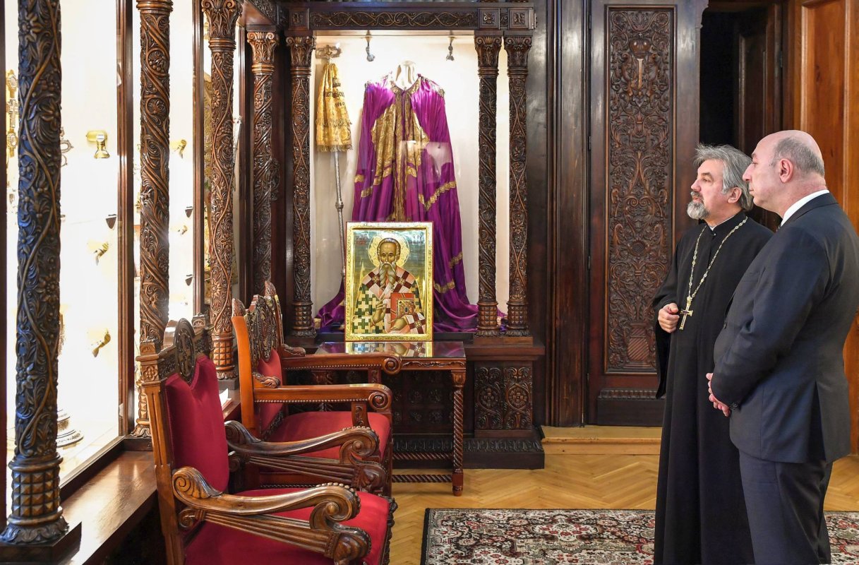 Preafericitul Părinte  Patriarh Daniel a primit vizita ambasadorului  Georgiei în România 28167