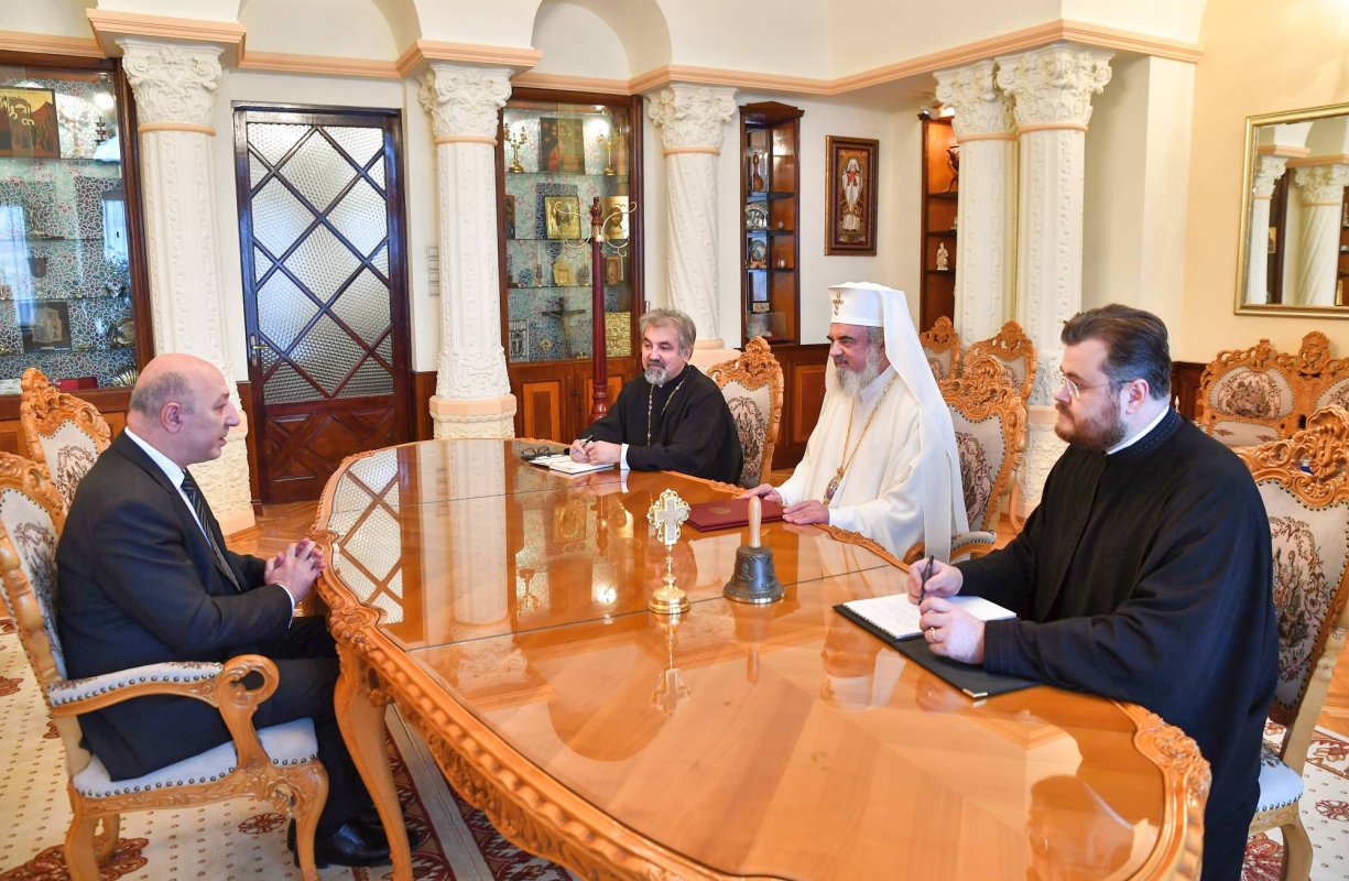 Preafericitul Părinte  Patriarh Daniel a primit vizita ambasadorului  Georgiei în România 28168