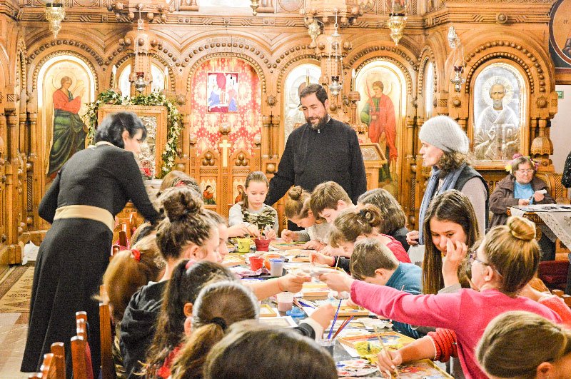 Atelier de pictură la Biserica „Buna Vestire”-Belu 27914