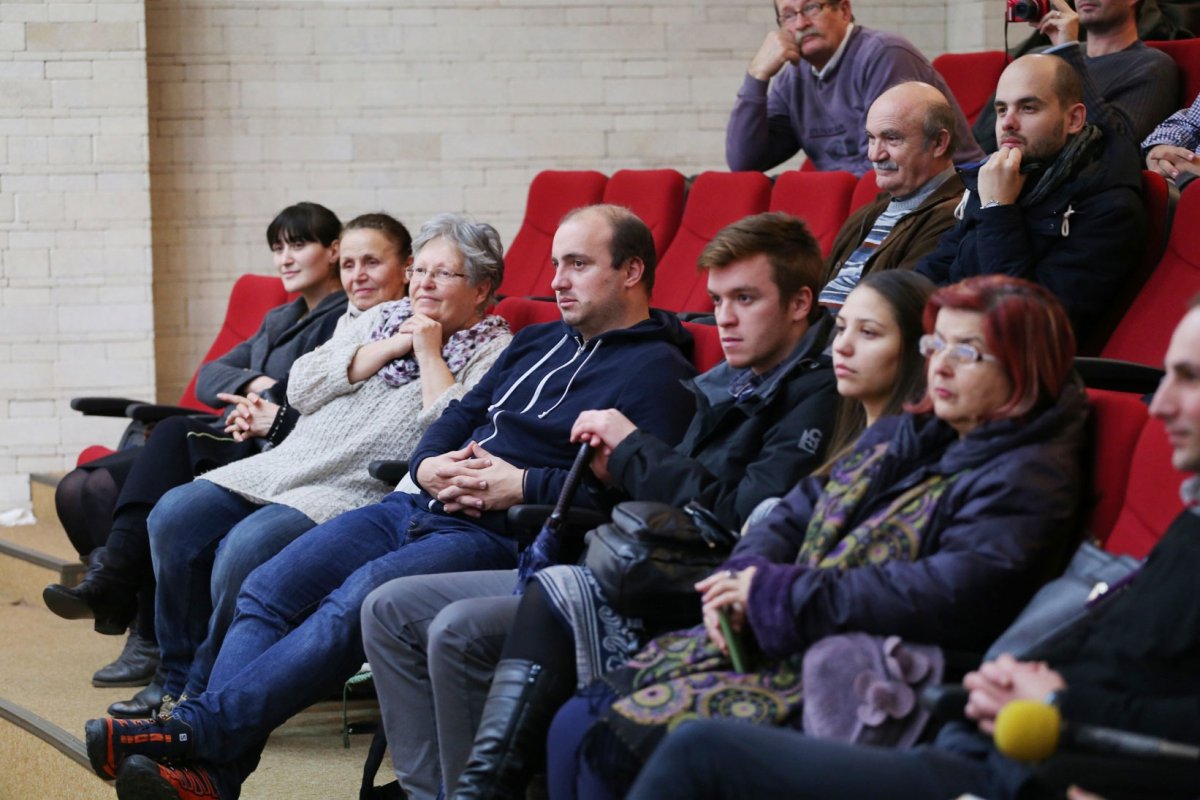 Actorul Dorel Vișan a conferențiat la Sibiu 27723