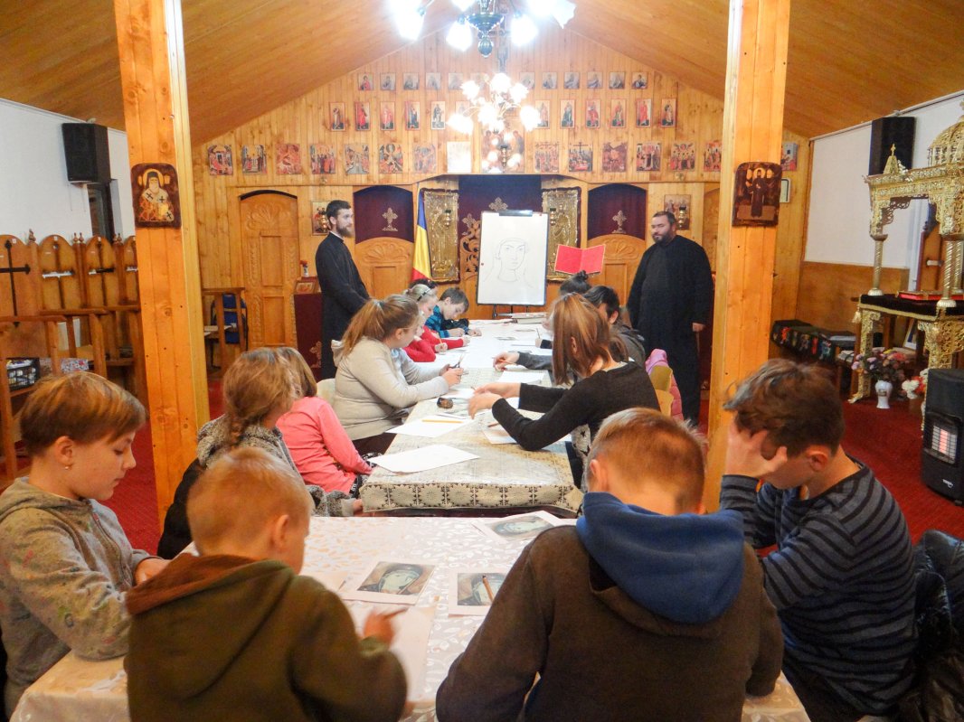 Cateheza „Arta icoanei pe sticlă, de la meșteșug la mărturisire”, la Parohia Timișoara-Blașcovici 27576