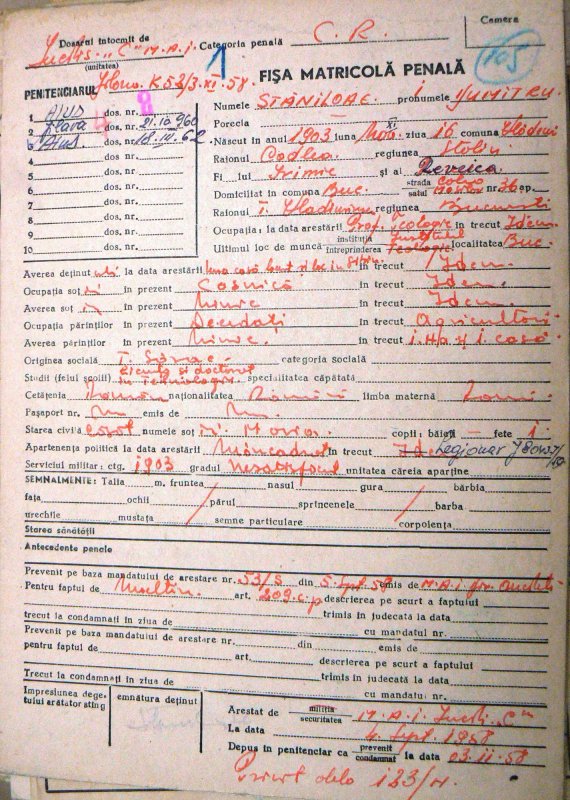 Părintele profesor Dumitru Stăniloae în temniţa comunistă (II) 27171