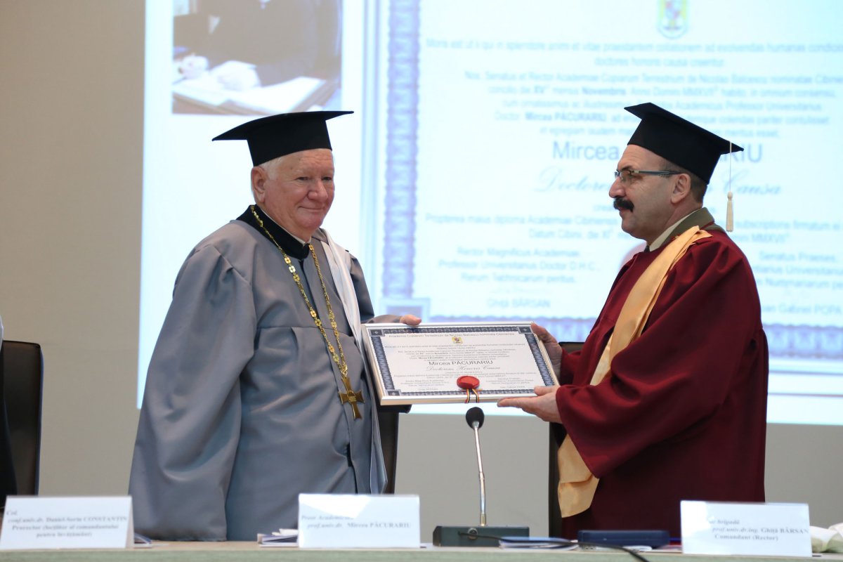 IPS Mitropolit Laurențiu și pr. Mircea Păcurariu, Doctor Honoris Causa 26699