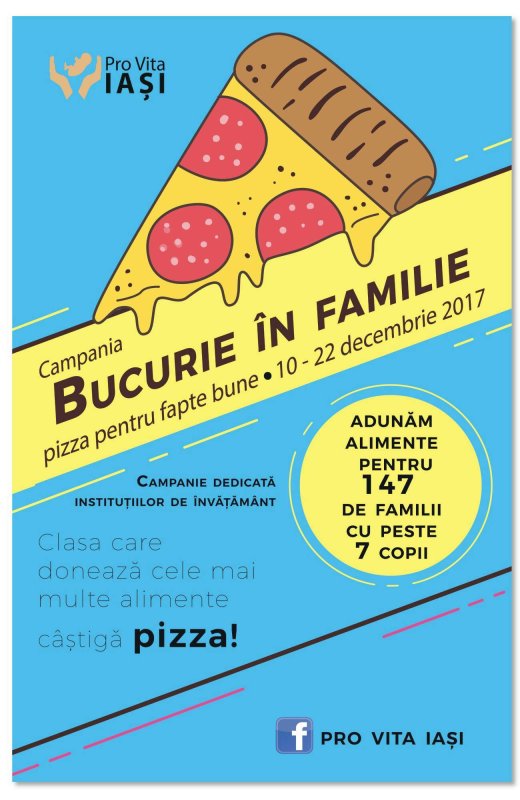 Campania Bucurie în familie - pizza pentru fapte bune 26421