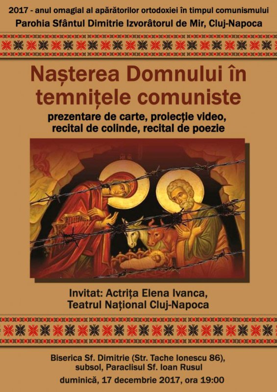 „Nașterea Domnului în temnițele comuniste”, la Cluj-Napoca 26439