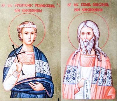 Sfinţii Mucenici Ermil şi Stratonic; Sfântul Ierarh Iacob, Episcop de Nisibe 25247