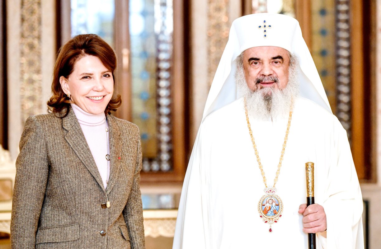 Ambasadoarea Franţei în România, vizită la Patriarhia Română 25029