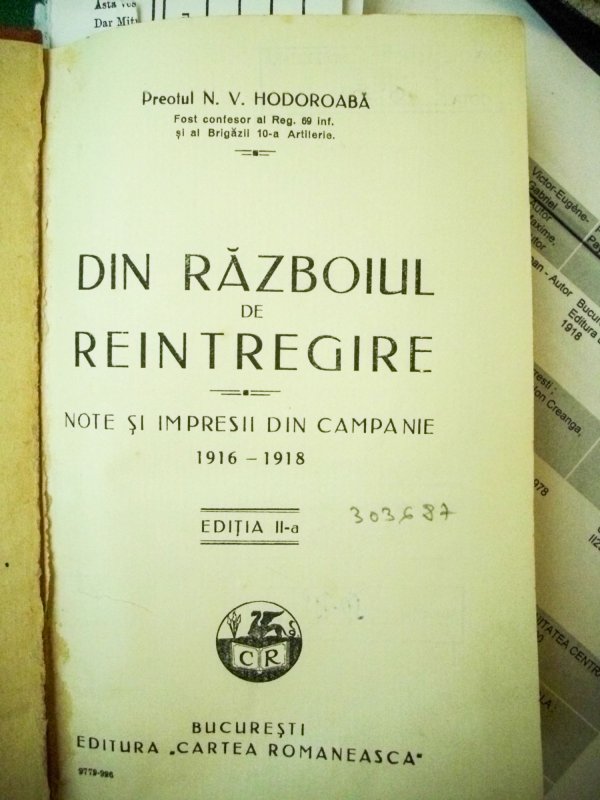 Viața pe front a preotului militar Neculai Hodoroabă 24628