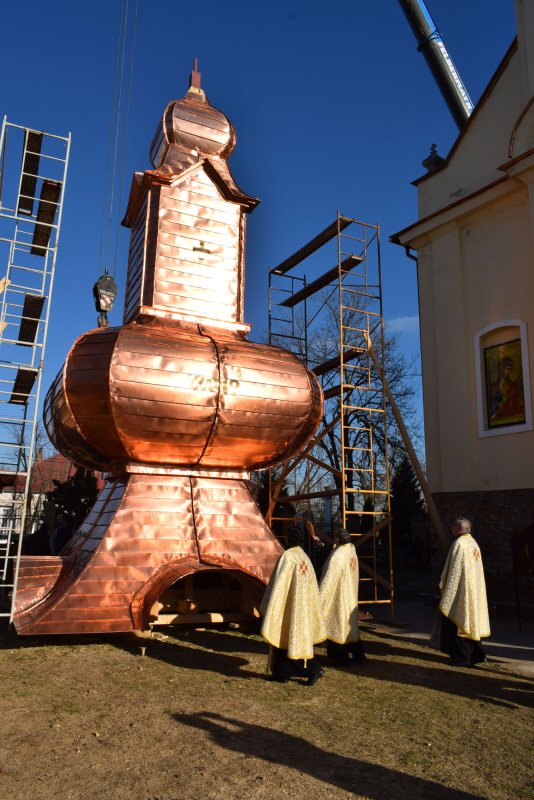 Turlă nouă pentru biserica din Ghilad 24504