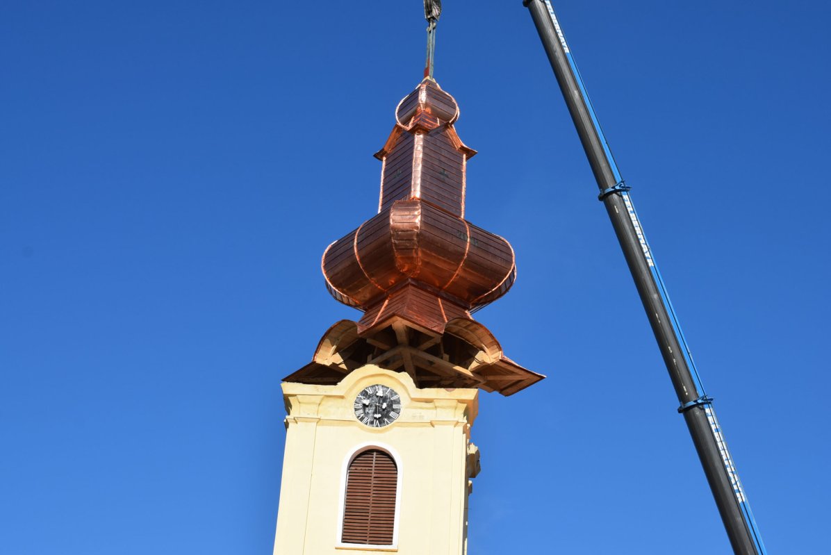 Turlă nouă pentru biserica din Ghilad 24507