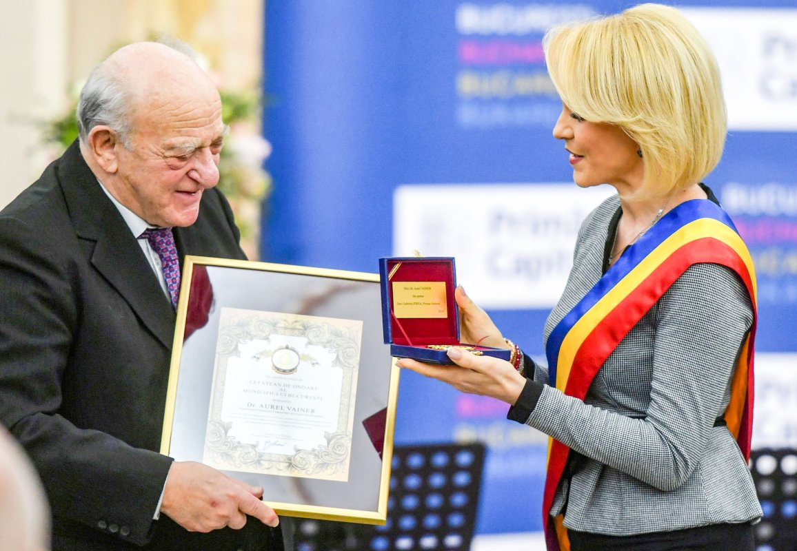 Aurel Vainer, Cetăţean de onoare al municipiului București 23928