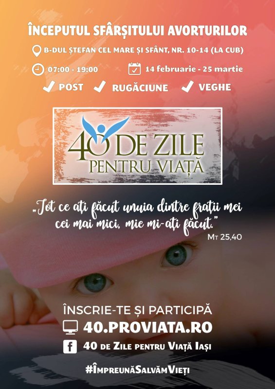 Cea mai mare mişcare pro-viaţă din lume, din nou la Iaşi 23634