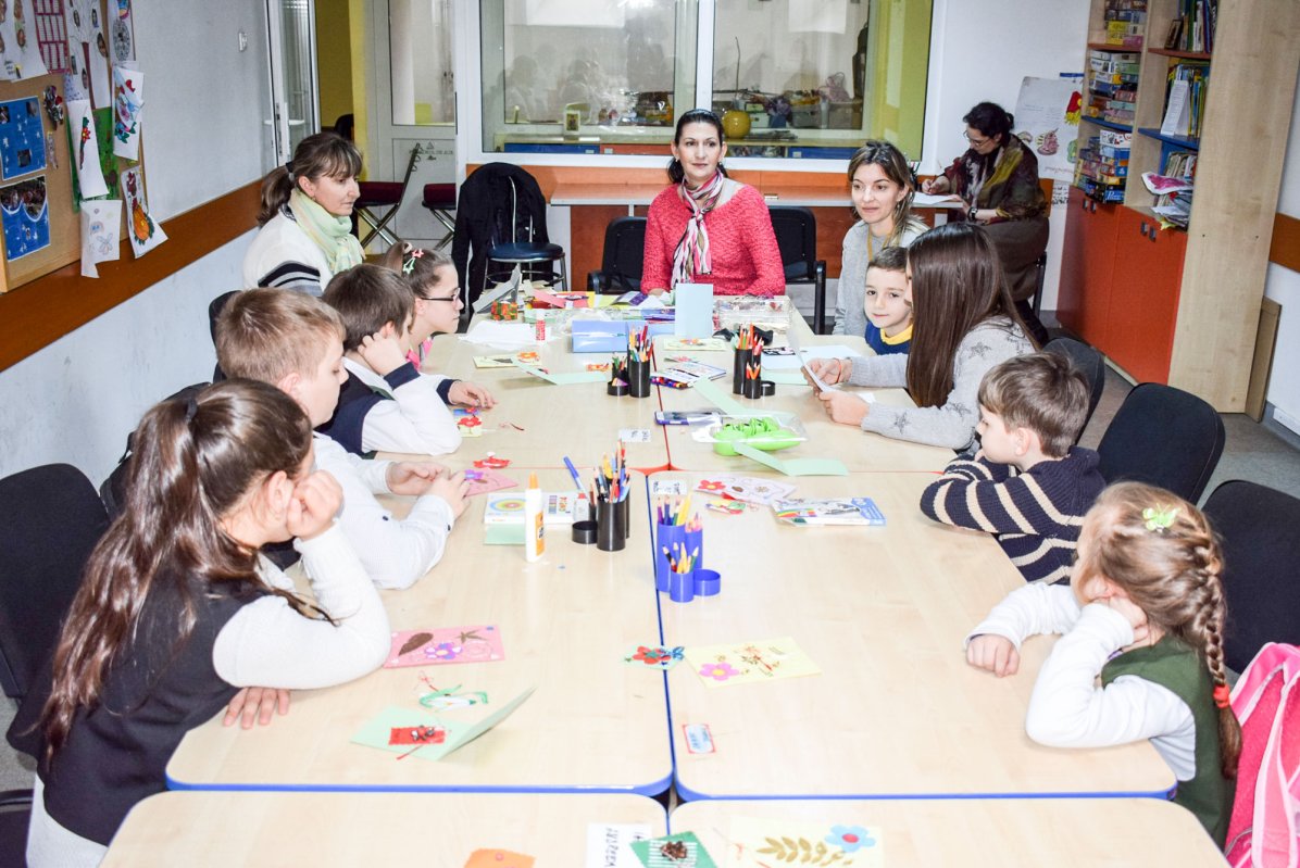 Ateliere de creație cu prilejul zilei de 1 Martie, la Centrul de zi „Antimis” din Timișoara 22765