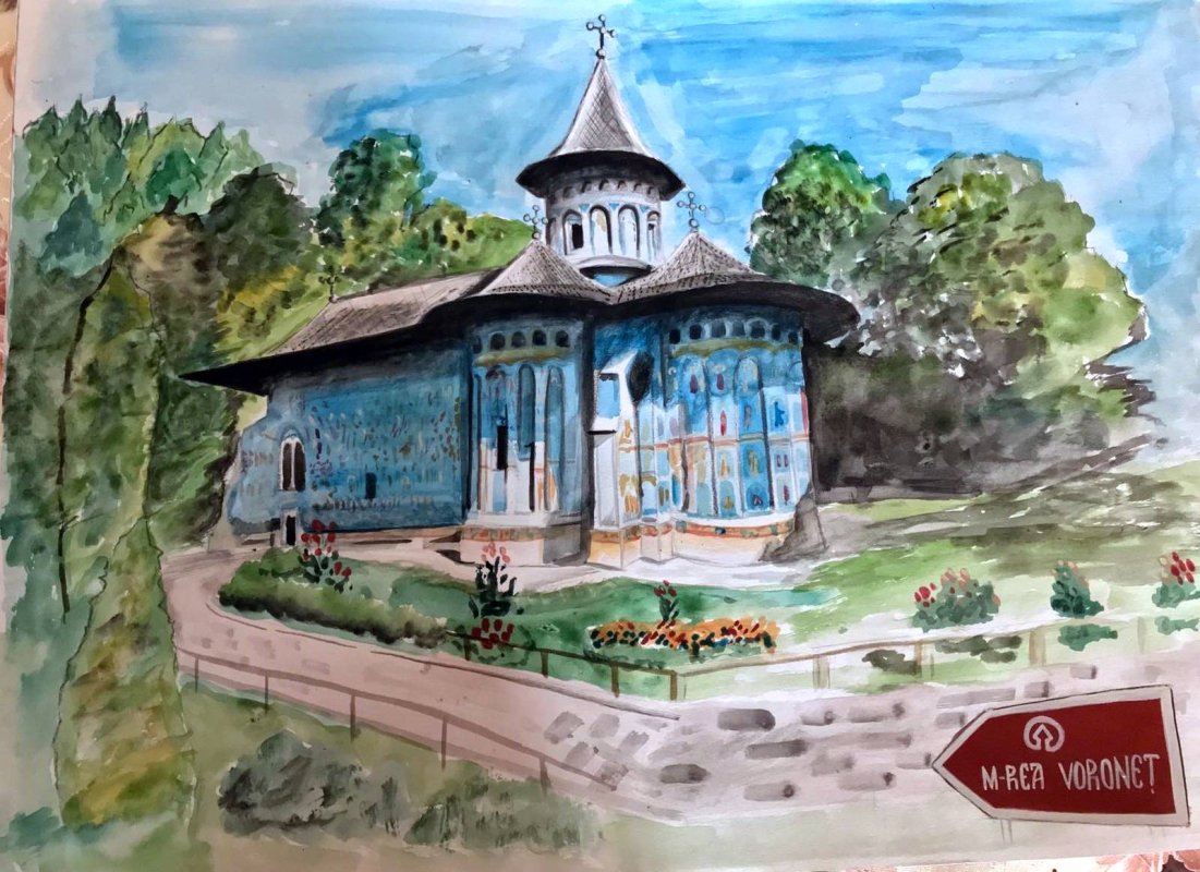 Elevii seminarului teologic de la Mănăstirea Neamţ participă la Festivalul de artă din Bitola, Macedonia 22482