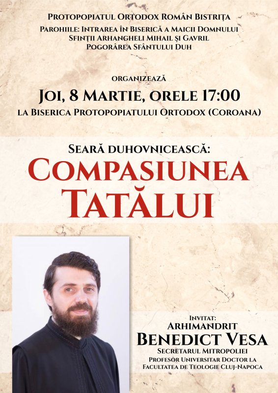 Conferinţe în Postul Mare, la Bistriţa 22369